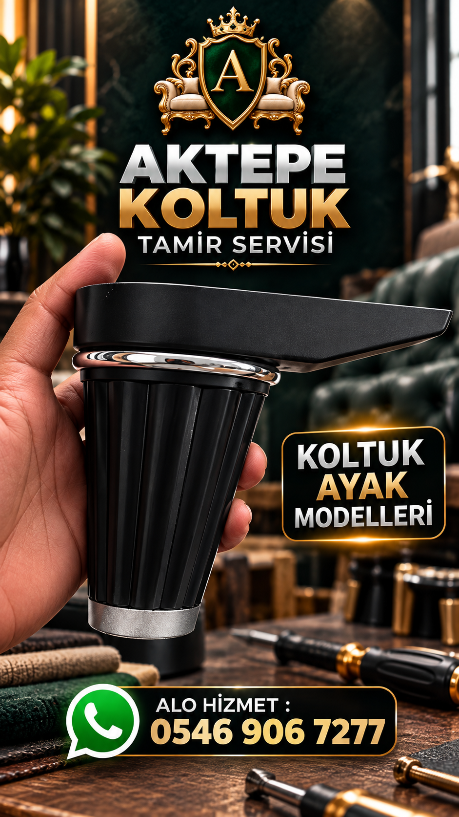 Koltuk ayak modeli 01
