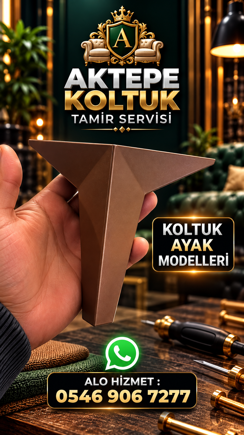 Koltuk ayak modeli 02
