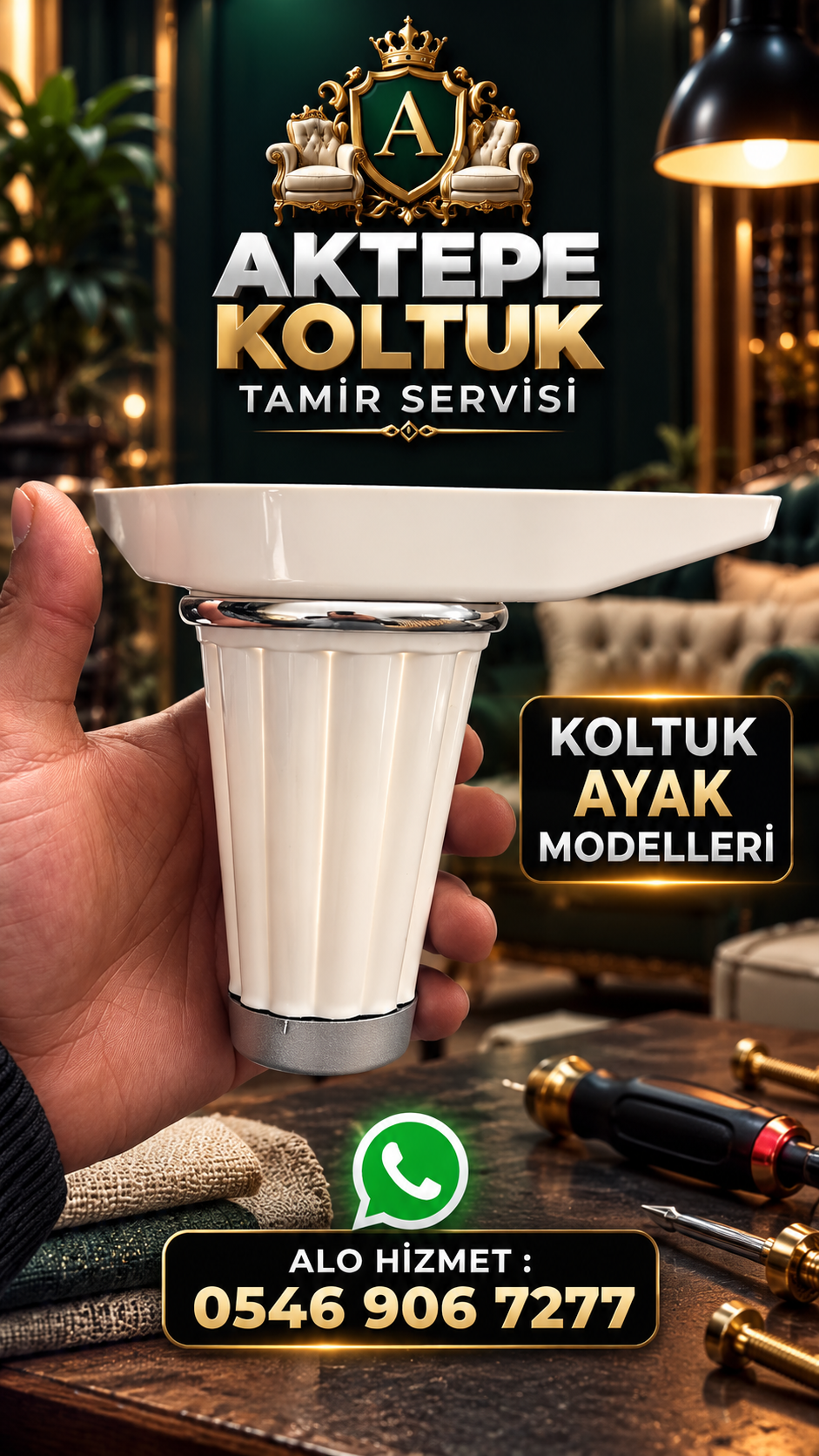 Koltuk ayak modeli 04